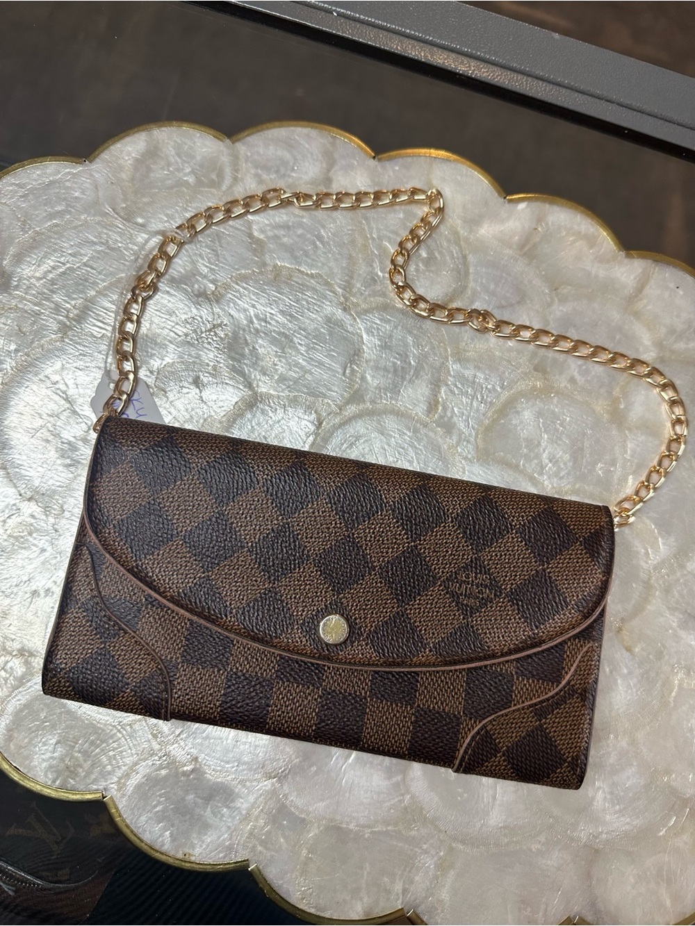 Louis Vuitton Damien Ebene Caissa Wallet